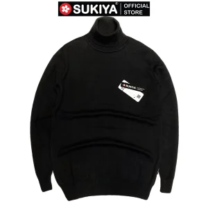 Alternative view of Áo Len Cổ Lọ Nam Nữ Unisex SUKIYA Chất Sợi Len Lông Thỏ mềm mại kiểu dáng Hàn Quốc Nhiều Màu AL14