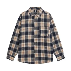 Alternative view of Áo Sơ Mi Dài Tay Nam Nữ Kẻ Caro Mix Túi Ngực Form Regular Menswear Phong Cách Thời Trang Trẻ Trung Năng Động Áo Dài Tay