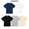 Áo Thun Trơn Logo Kim Loại Karants Cotton 260gsm Premium Form Oversize Nam Nữ Unisex Menswear - KR212