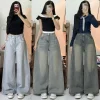 Quần Jean Nữ Ống Rộng Suông Basic MIAA Ống 30-33cm Dễ Mix Đồ Năng Động, quần bò ống suông màu RETRO_VER3