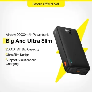 Alternative view of Sạc dự phòng Airpow BASEUS có sạc nhanh 20W 20000mah thích hợp cho phone 15 / 14 / 13 / 12 xiaomi