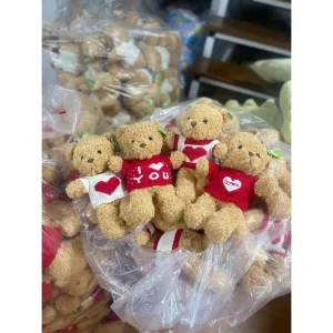 Gấu bông TEDDY BEAR cao cấp cho bé, Thú nhồi bông Teddy lông xù mịn nhiều màu sắc, Quà tặng đáng yêu