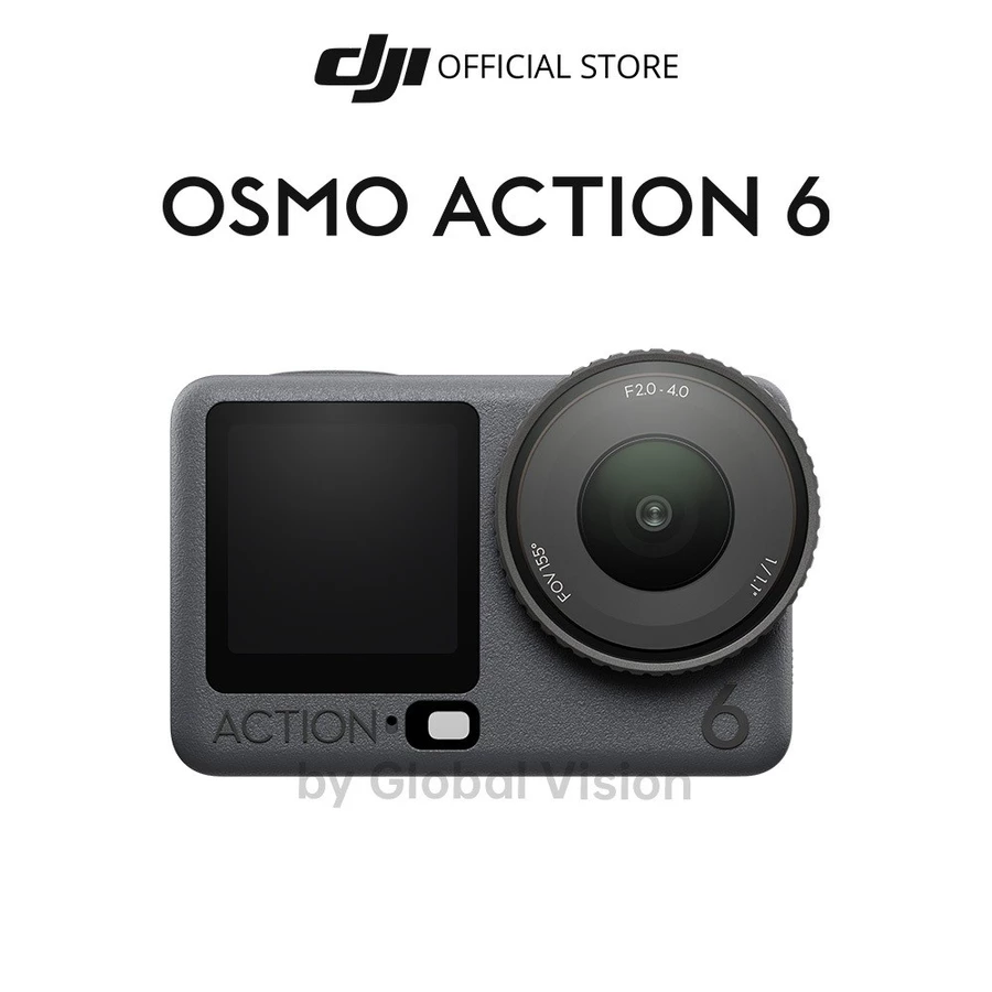 Camera Hành Động DJI Osmo Action 6 – Quay Video 8K, Cảm Biến 1/1.1", Bộ Nhớ Trong 50GB | Chính Hãng BH 12 Tháng